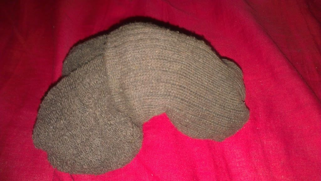 DIY packer using socks