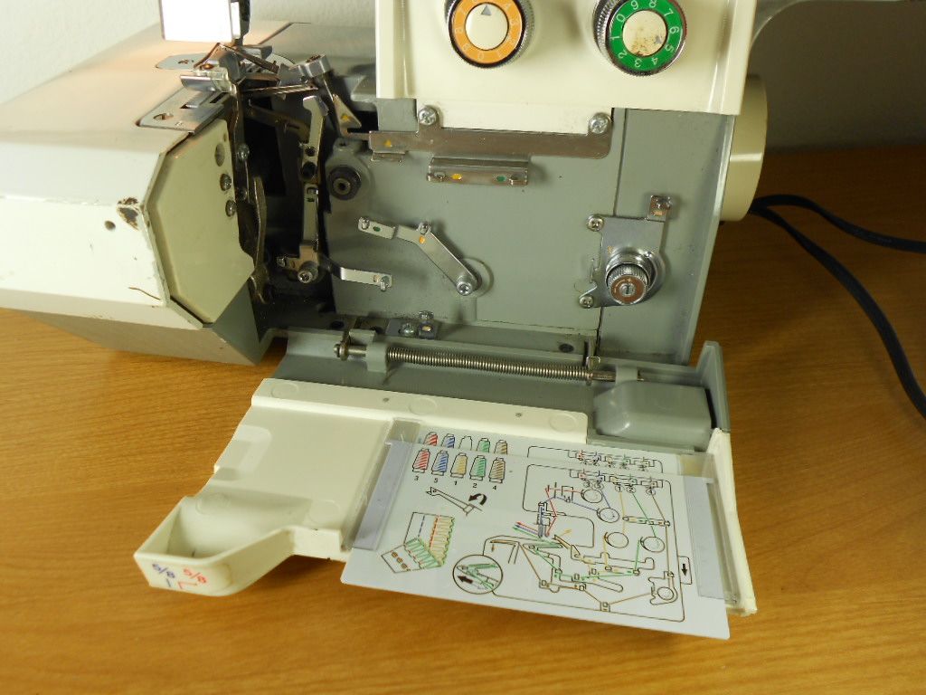Elna Lock L5 5 Multi Thread Serger Sewing Machine Tested Working eBay