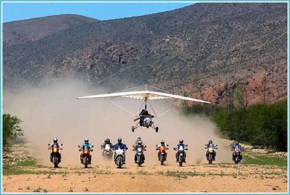 Landing strip of 1 kilometer in the Baviaanskloof