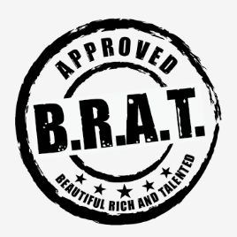 brat inc, beautiful rich and talent, logo