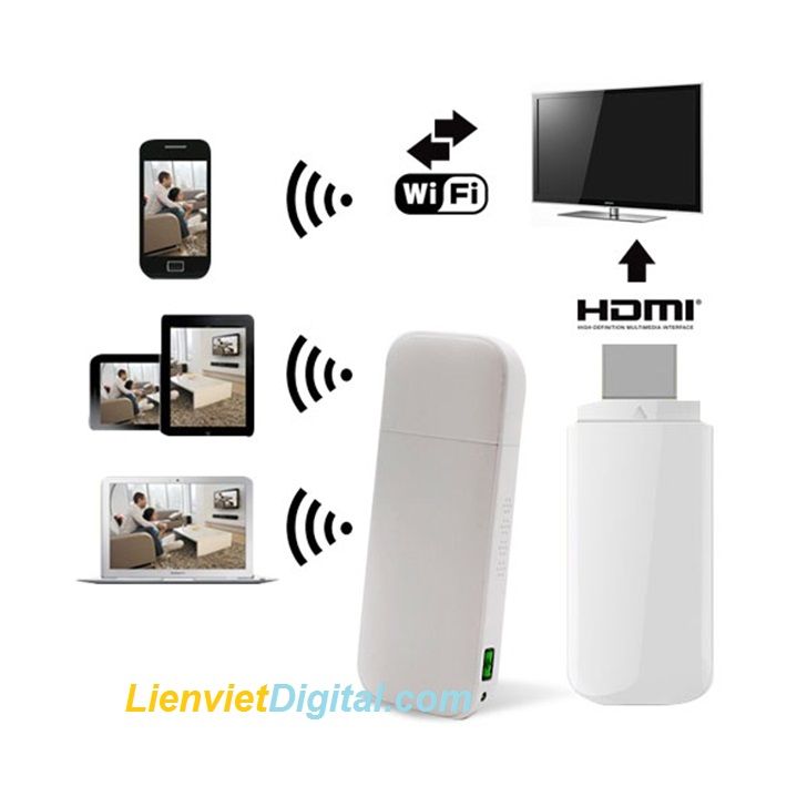 Bình Dương-Chuyên phụ kiện TV HD-cable HDMI, cáp MHL, HDMI không dây Ezcast Measy A2W - 2