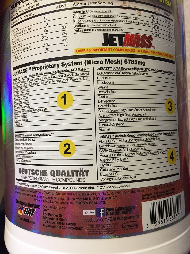 GAT Jet Mass Review Forums