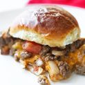 Baked Cheesy Beef Sliders