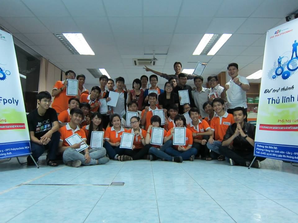 Sinh viên Cao đẳng thực hành FPT Polytechnic Hồ Chí Minh đã được bổ trợ những kiến thức thiết thực tại khóa học