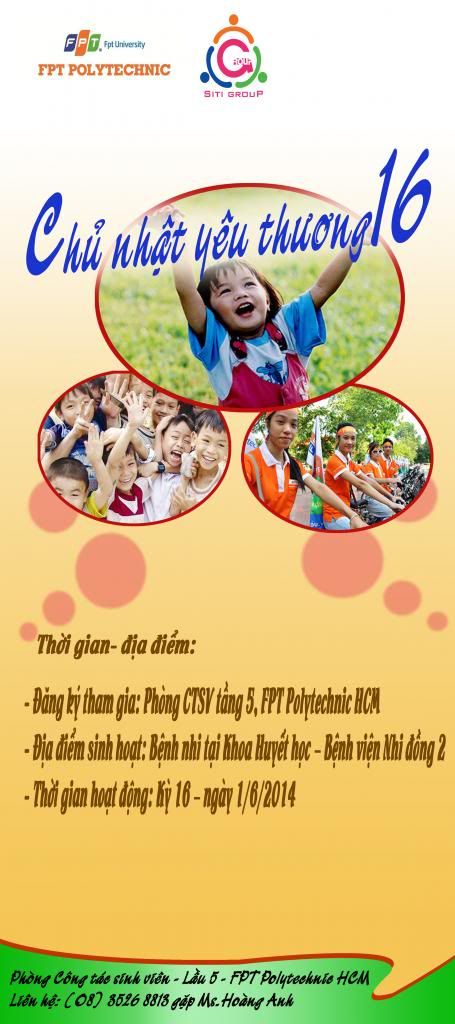 Chương trình do Cao đẳng thực hành FPT Mạng cá cược bóng đá
 Hồ Chí Minh kết hợp với Câu lạc bộ Tình Nguyện SitiGroup tổ chức.