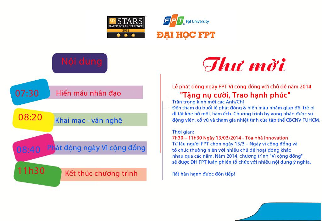 Cao đẳng thực hành FPT Mạng cá cược bóng đá
 Hồ Chí Minh nhận thư mời tham dự buổi lễ phát động.