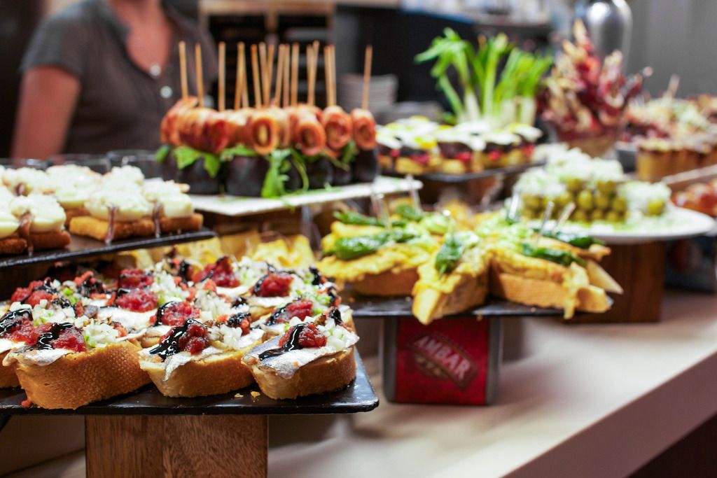 Pintxos in San Sebastián, Spain