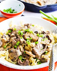 Easy Beef Stroganoff Easy Beef Stroganoff