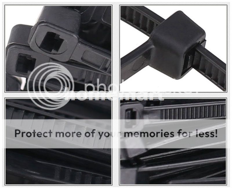 3MM-9MM BLACK NYLON CABLE TIES ZIP TIES FOR FASTENING CABLES /& WIRES