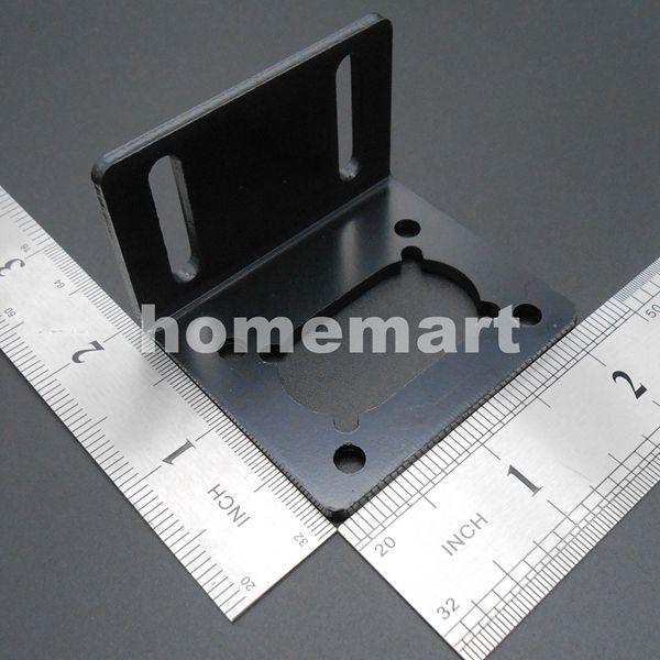 GW31ZY GW370 DC Geared Block gear Motor bracket Horizontal mount Paint TH 3mm !
