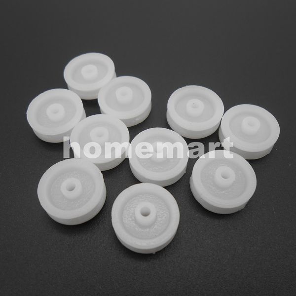 10PCS X NEW Plastic Pulley Gear Model Motor Wheels dia.18mm Shaft dia.2mm 1.95MM
