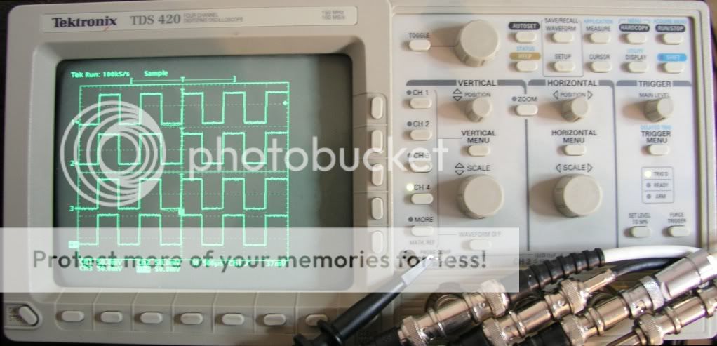 TEKTRONIX TDS 420 Digitizing Oscilloscope + probe TEK 6131